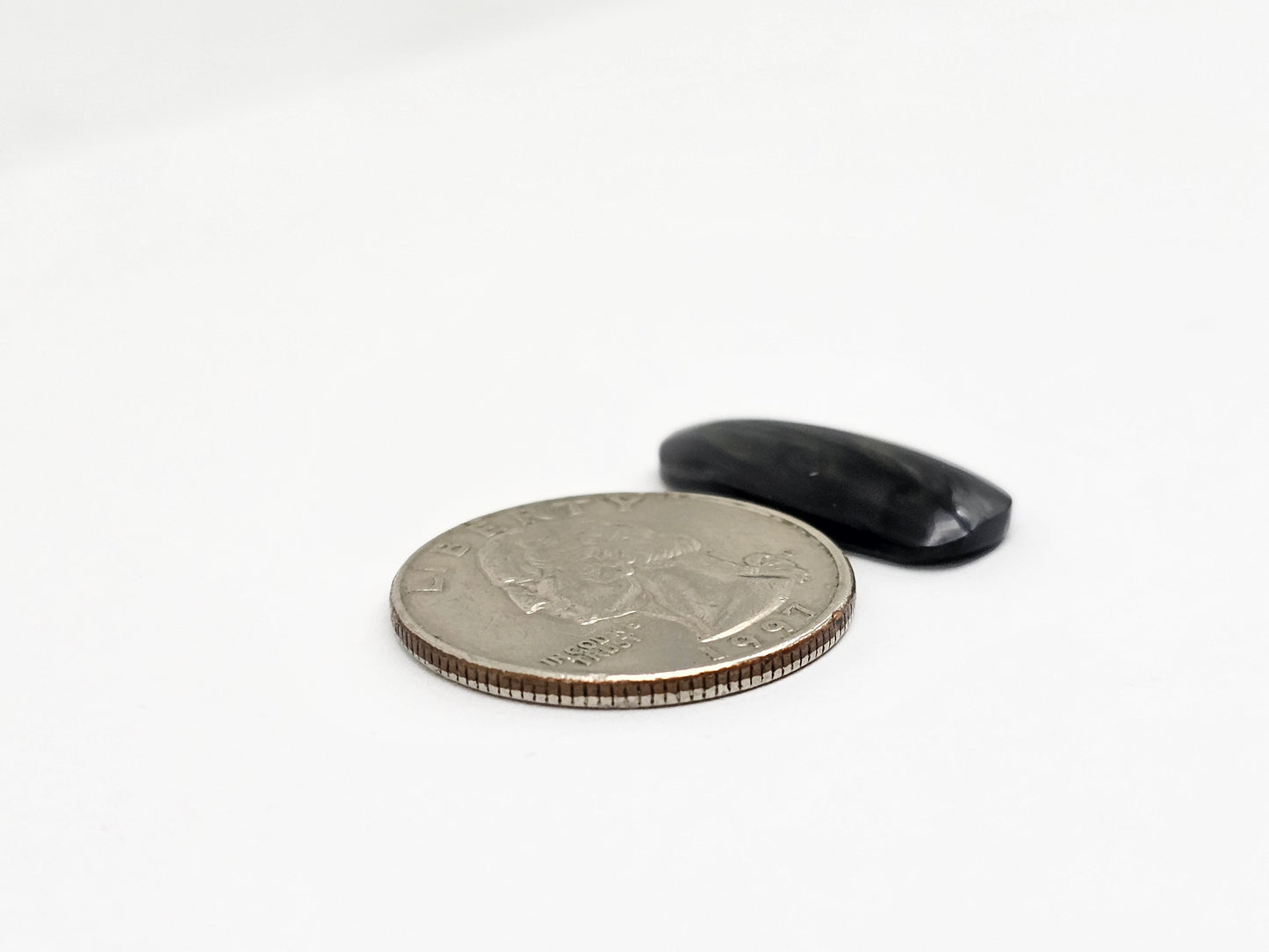 Velvet obsidian Cabochon | Natural Mexican Obsidian for Silversmiths