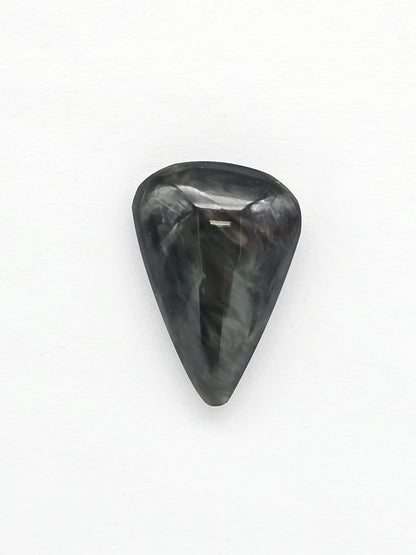 Velvet obsidian Cabochon | Natural Mexican Obsidian for Silversmiths