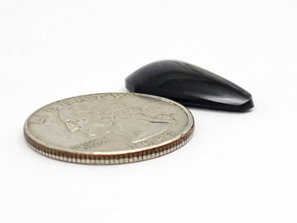 Velvet obsidian Cabochon | Natural Mexican Obsidian for Silversmiths