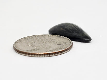 Velvet obsidian Cabochon | Natural Mexican Obsidian for Silversmiths