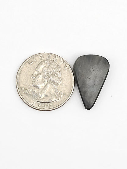 Velvet obsidian Cabochon | Natural Mexican Obsidian for Silversmiths