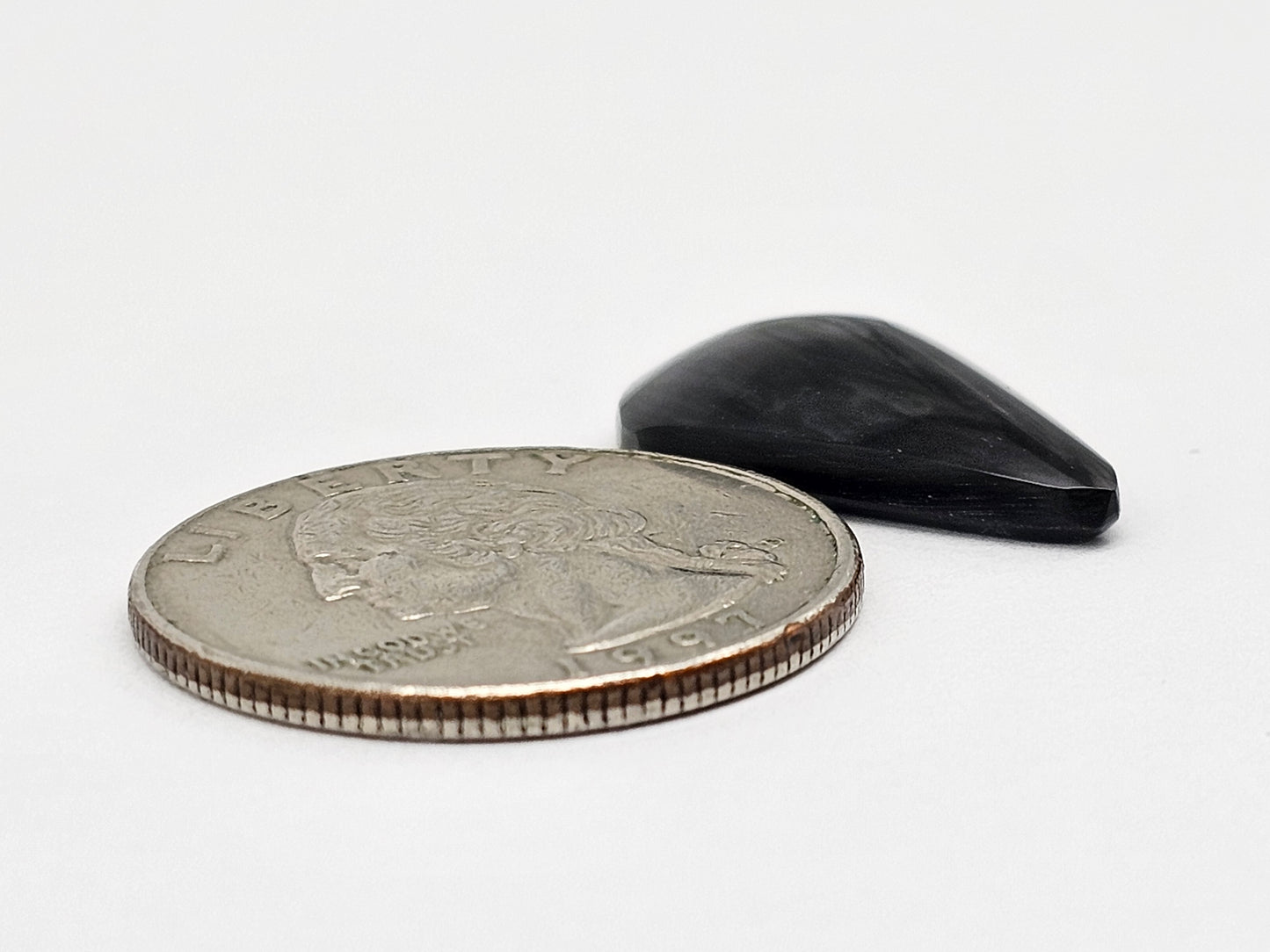 Velvet obsidian Cabochon | Natural Mexican Obsidian for Silversmiths