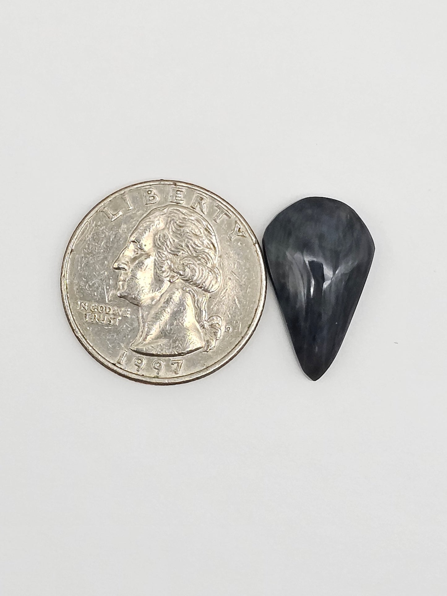 Velvet obsidian Cabochon | Natural Mexican Obsidian for Silversmiths
