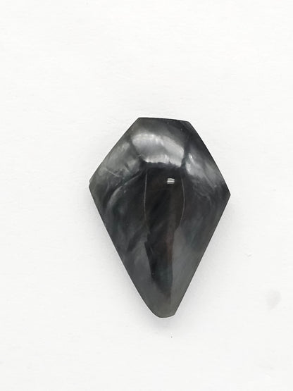 Velvet obsidian Cabochon | Natural Mexican Obsidian for Silversmiths