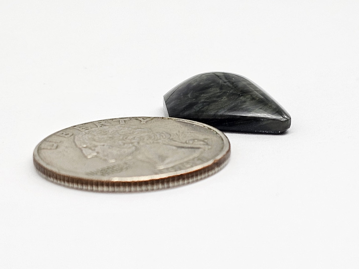Velvet obsidian Cabochon | Natural Mexican Obsidian for Silversmiths