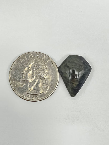 Velvet obsidian Cabochon | Natural Mexican Obsidian for Silversmiths