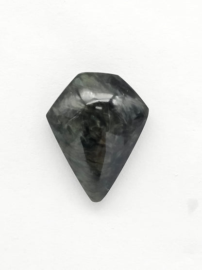 Velvet obsidian Cabochon | Natural Mexican Obsidian for Silversmiths