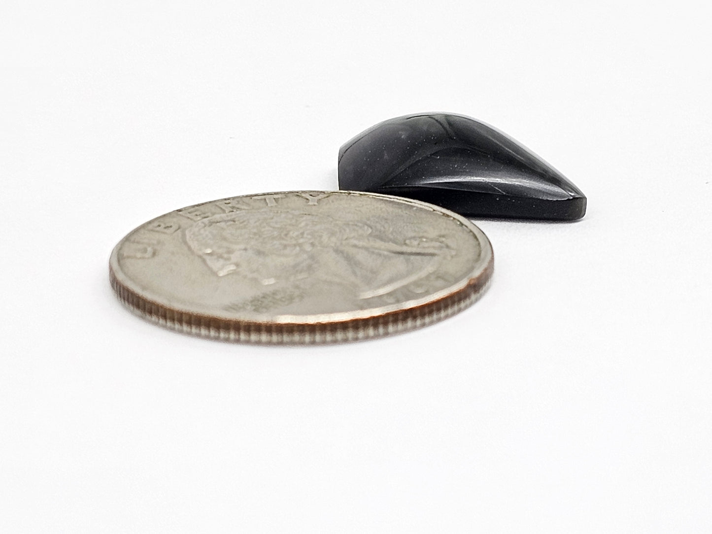 Velvet obsidian Cabochon | Natural Mexican Obsidian for Silversmiths