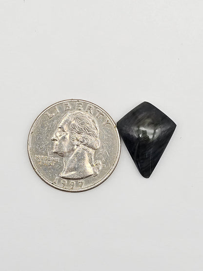 Velvet obsidian Cabochon | Natural Mexican Obsidian for Silversmiths