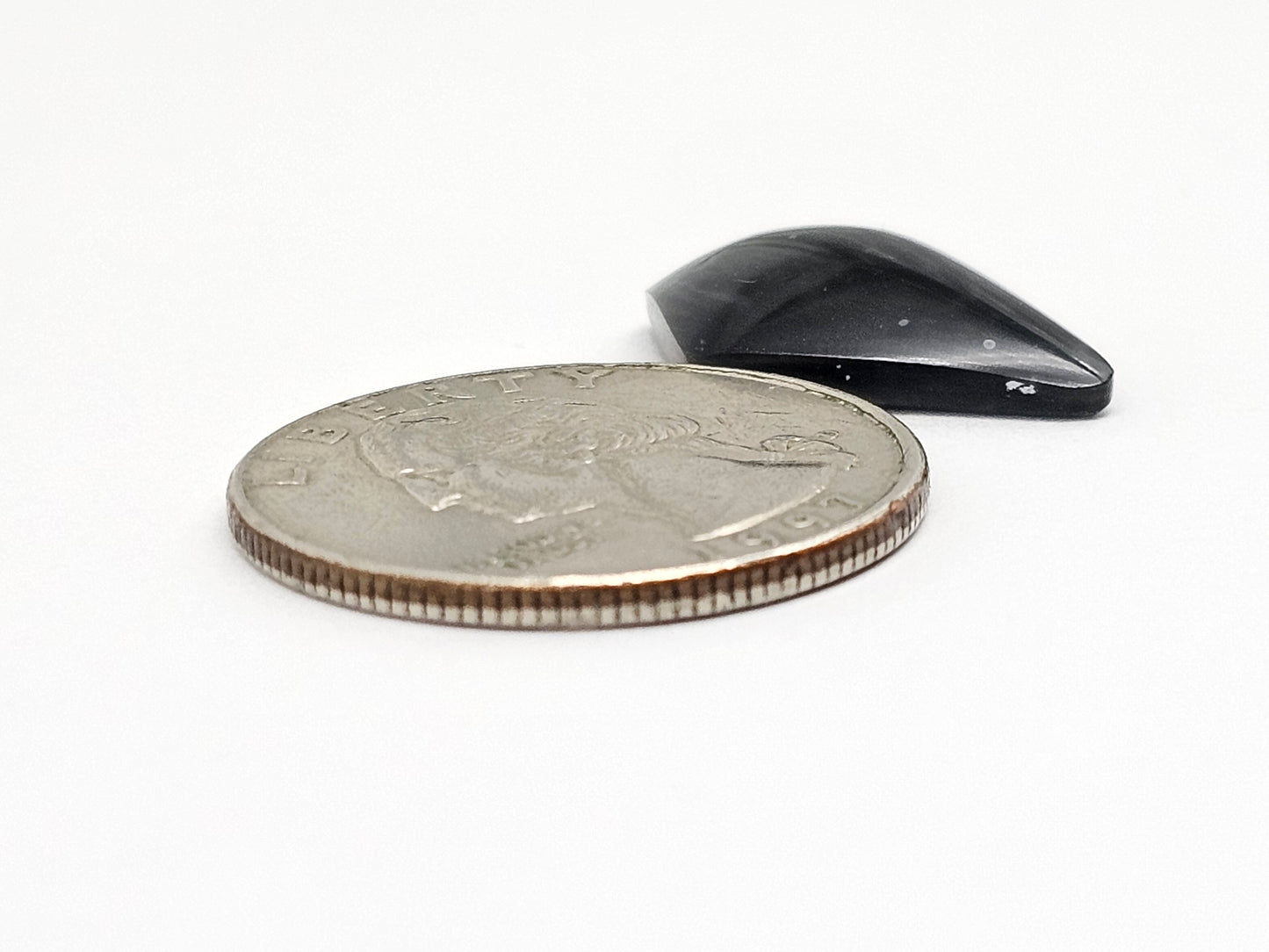 Velvet obsidian Cabochon | Natural Mexican Obsidian for Silversmiths