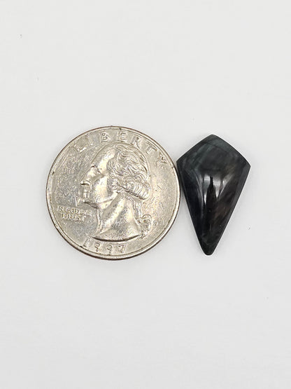 Velvet obsidian Cabochon | Natural Mexican Obsidian for Silversmiths