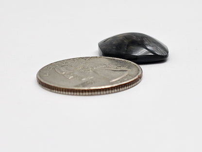 Velvet obsidian Cabochon | Natural Mexican Obsidian for Silversmiths
