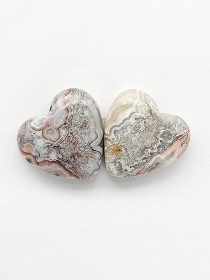 Mexican Crazy Lace Agate Pair Cabochons