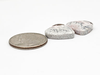 Mexican Crazy Lace Agate Pair Cabochons