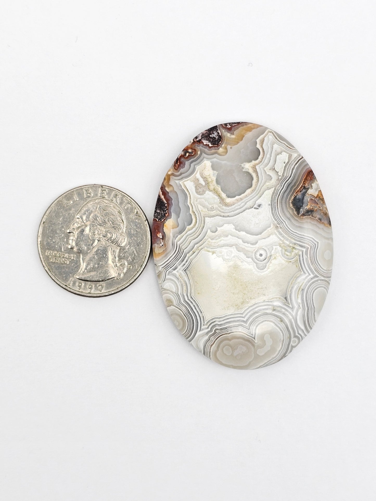 Mexican Crazy Lace Agate Cabochon