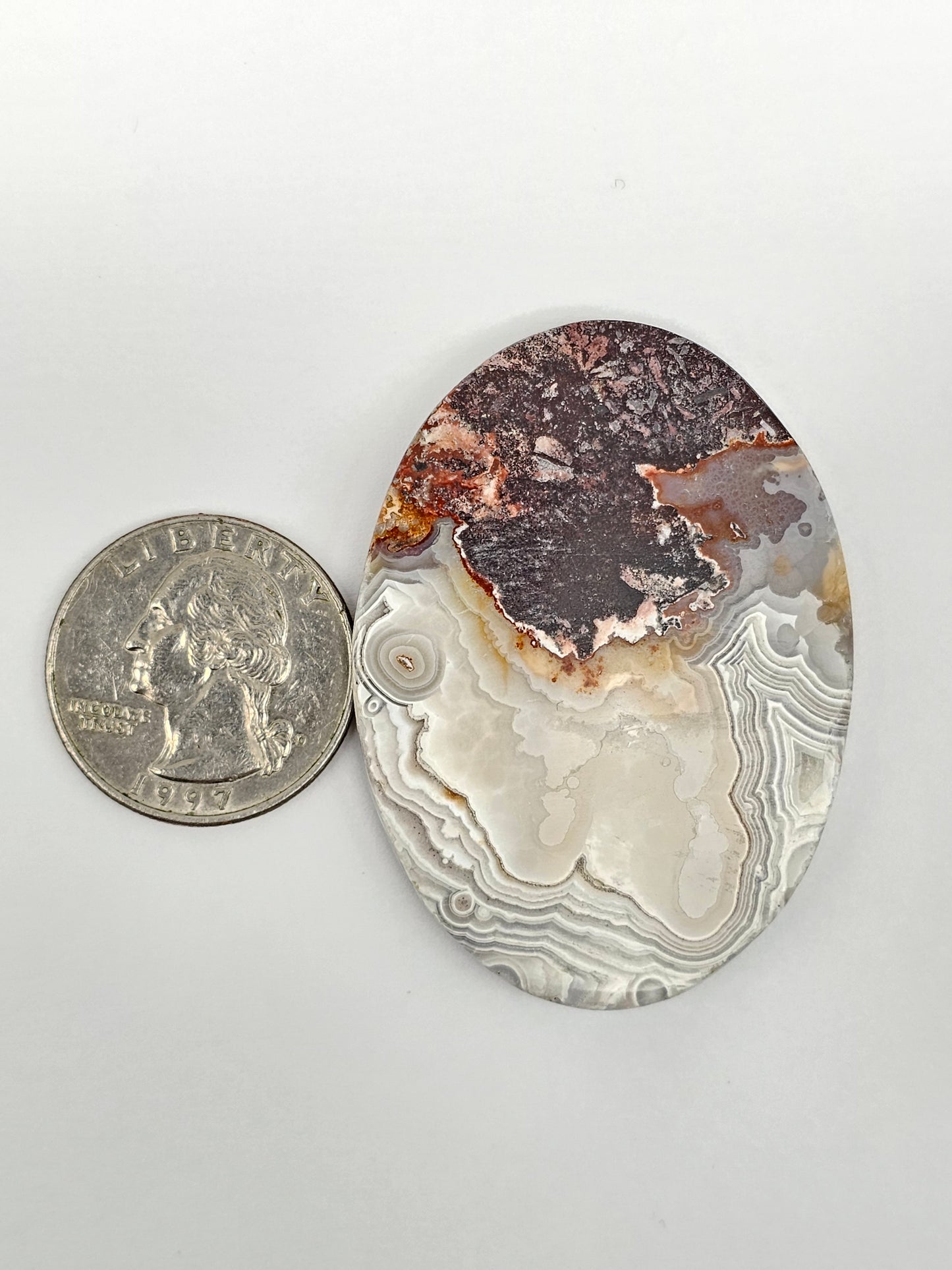 Mexican Crazy Lace Agate Cabochon
