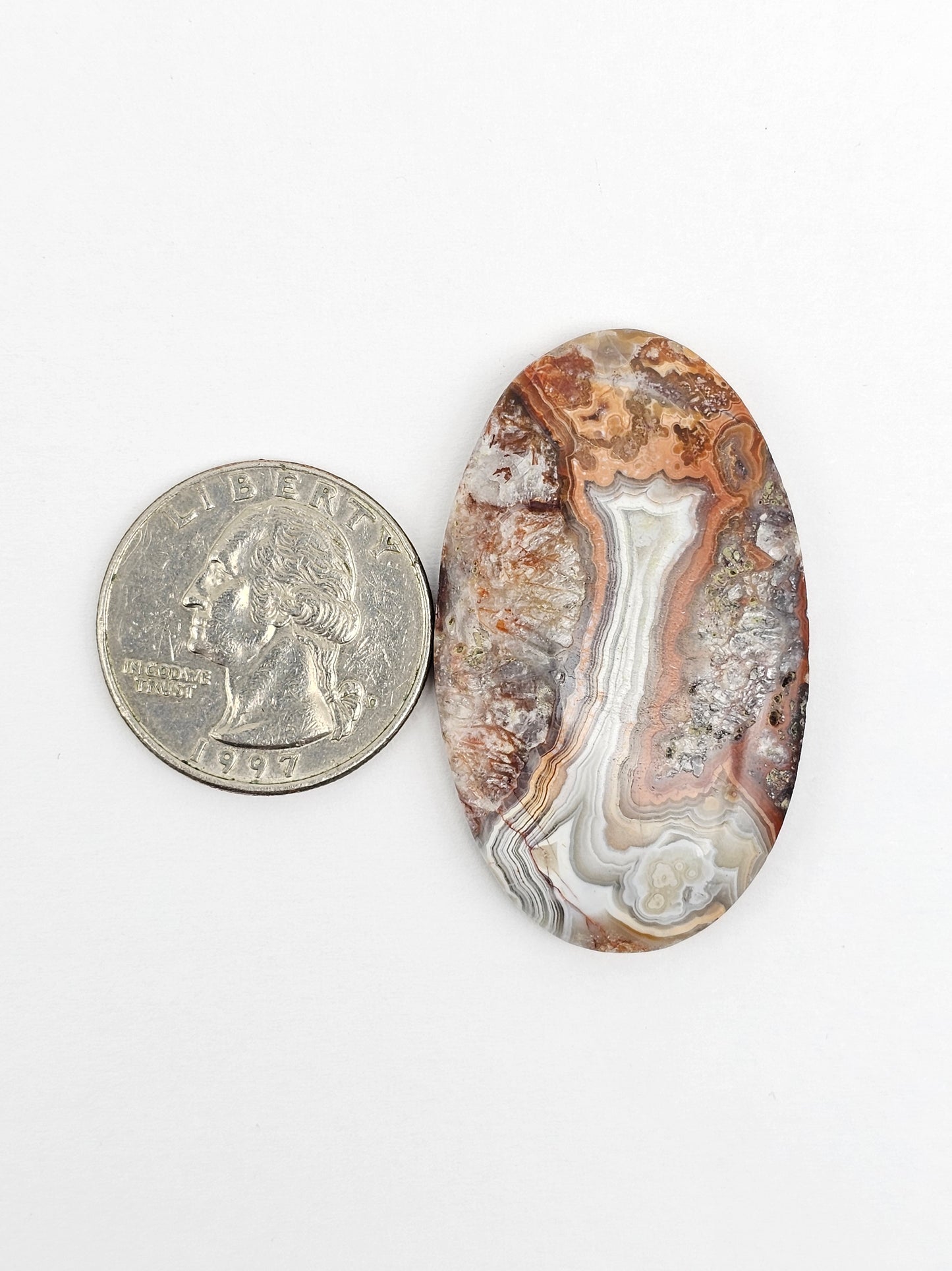 Mexican Crazy Lace Agate Cabochon