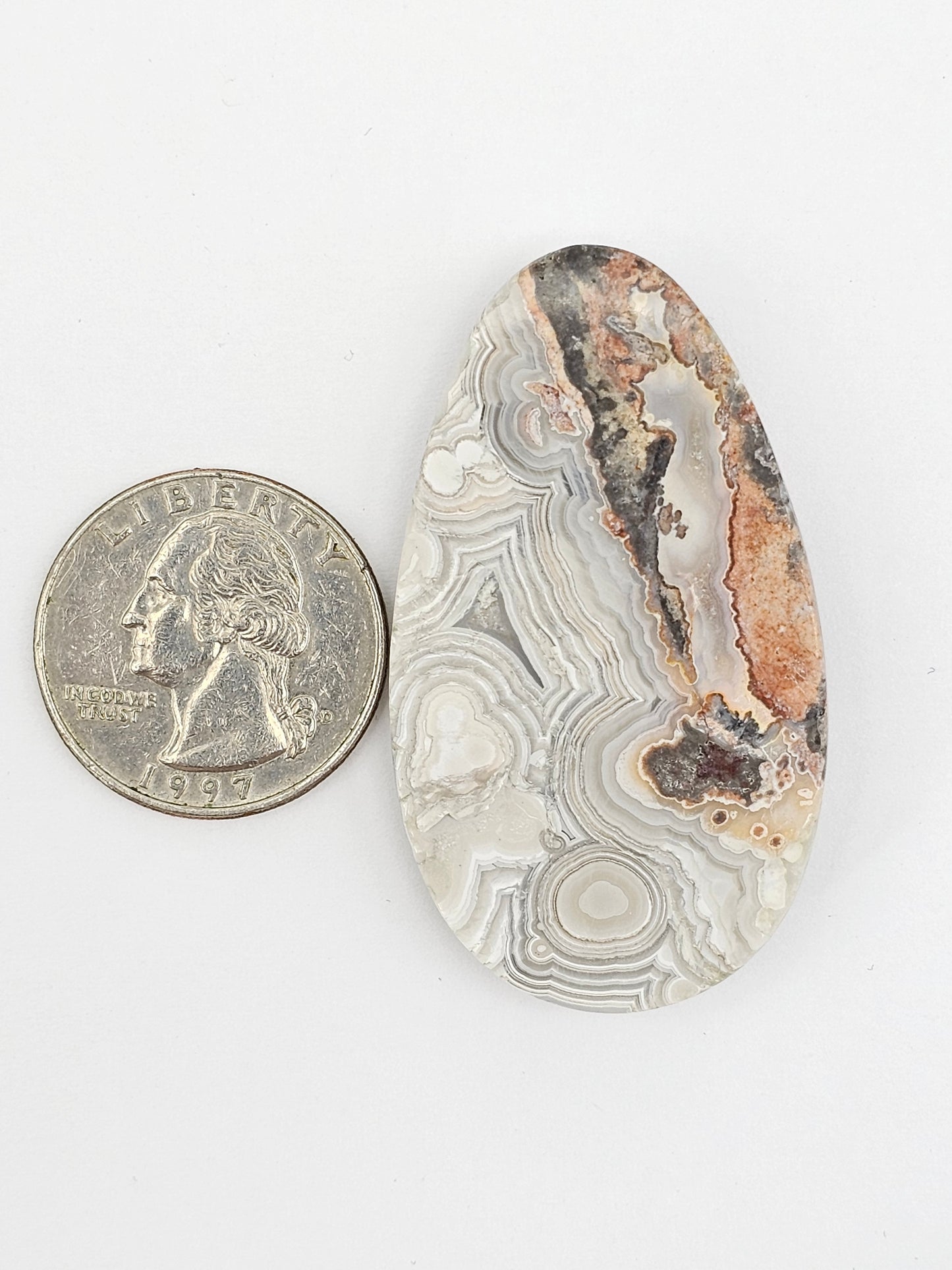 Mexican Crazy Lace Agate Cabochon