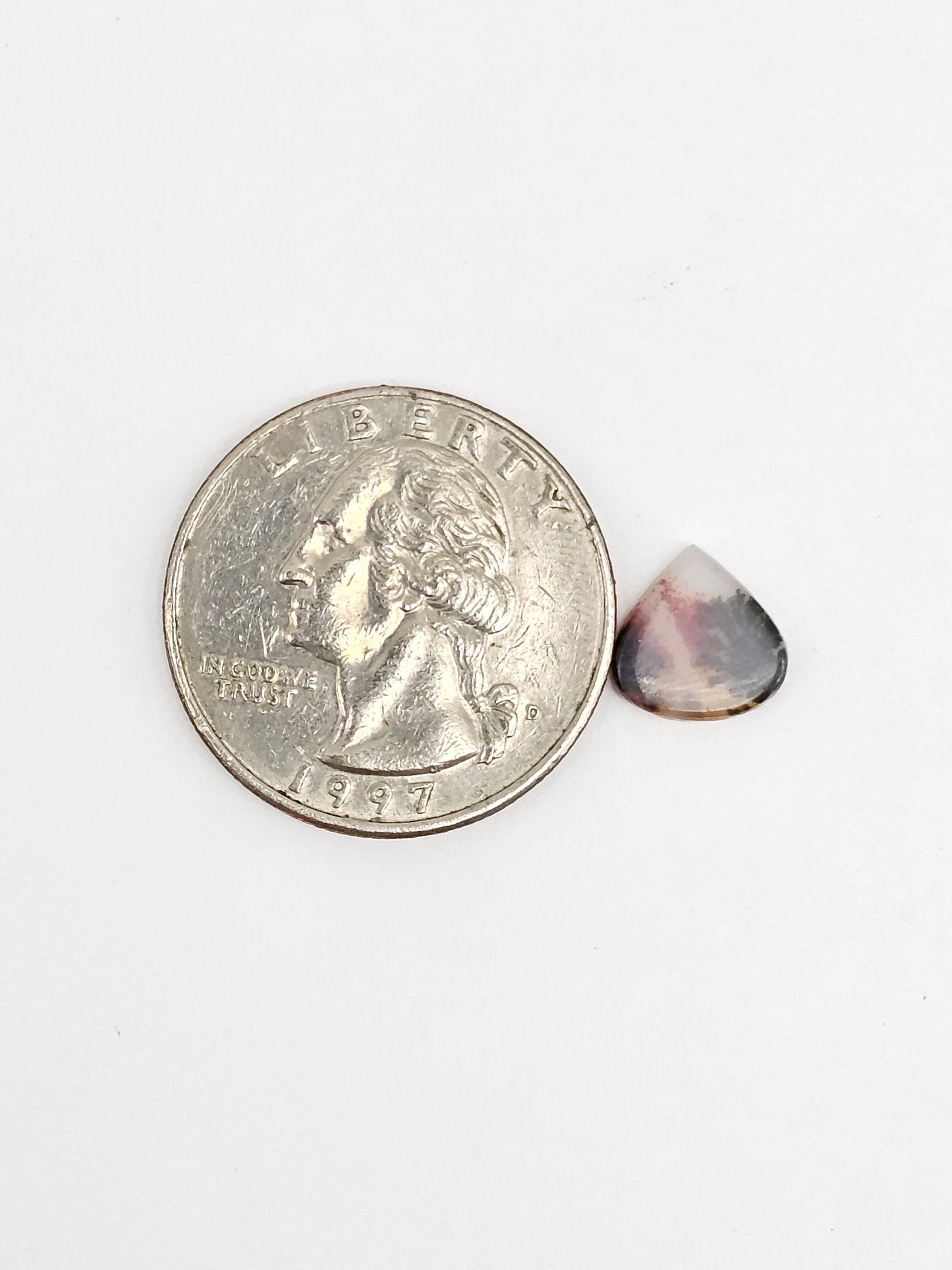 Scenic Dendritic Agate Cabochon – Natural Landscape Stone