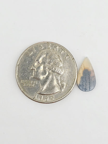 Scenic Dendritic Agate Cabochon – Natural Landscape Stone