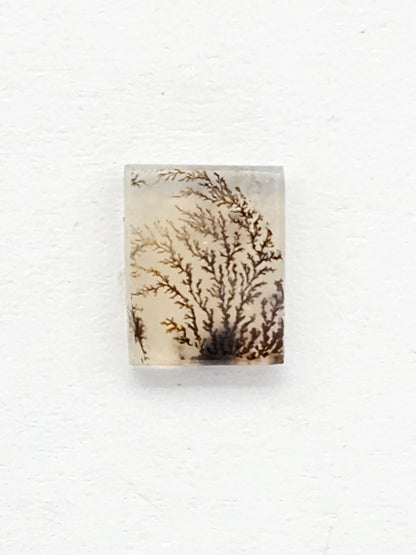 Scenic Dendritic Agate Cabochon – Natural Landscape Stone