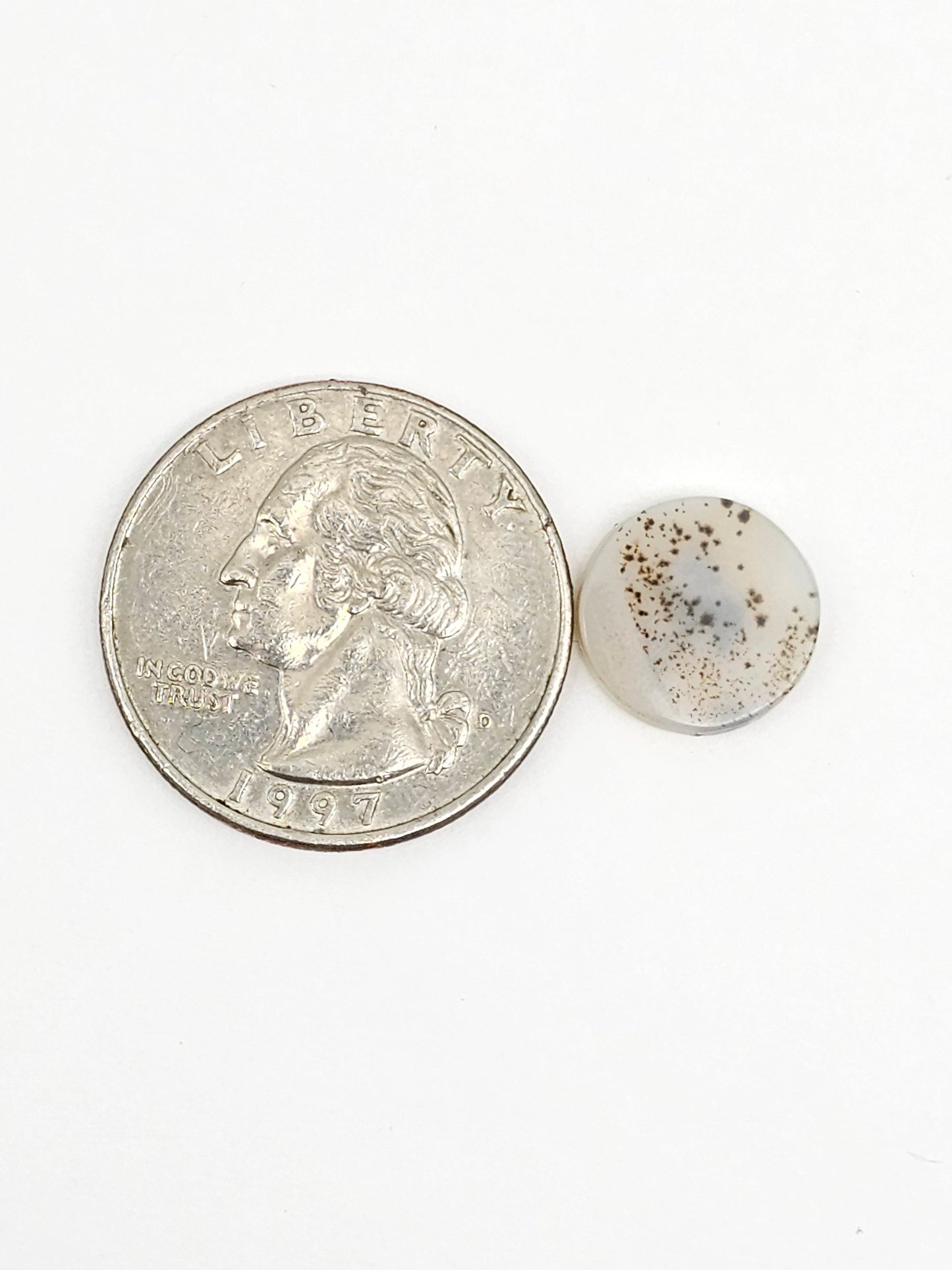 Scenic Dendritic Agate Cabochon – Natural Landscape Stone