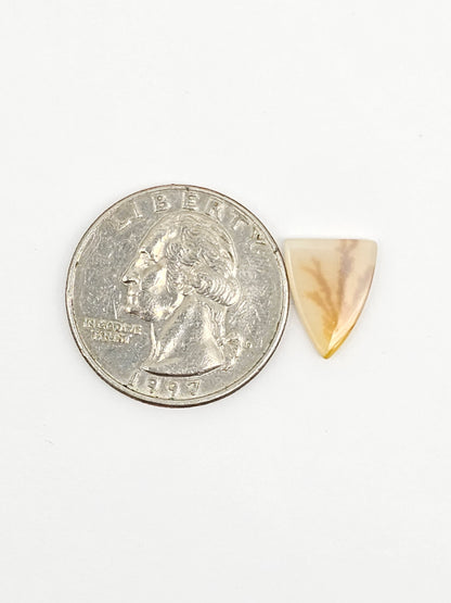 Scenic Dendritic Agate Cabochon – Natural Landscape Stone