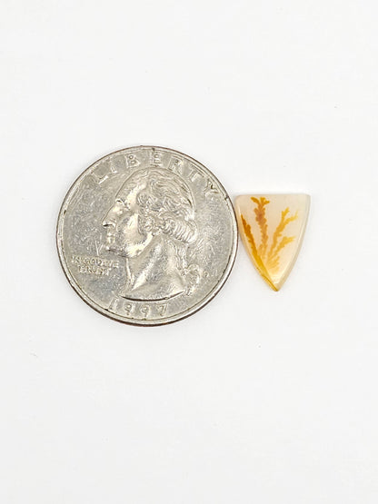 Scenic Dendritic Agate Cabochon – Natural Landscape Stone