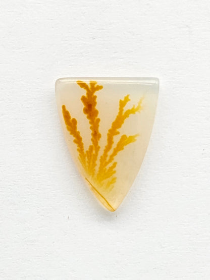 Scenic Dendritic Agate Cabochon – Natural Landscape Stone
