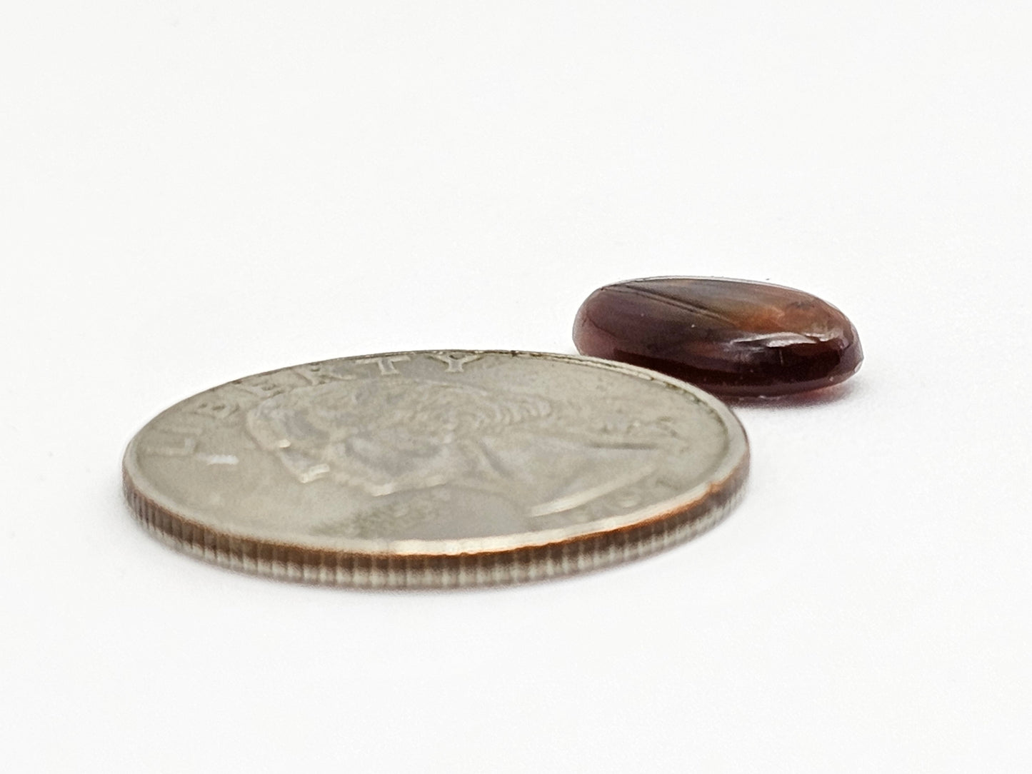 Mexican Fire Agate Cabochon – Natural Iridescent Gemstone