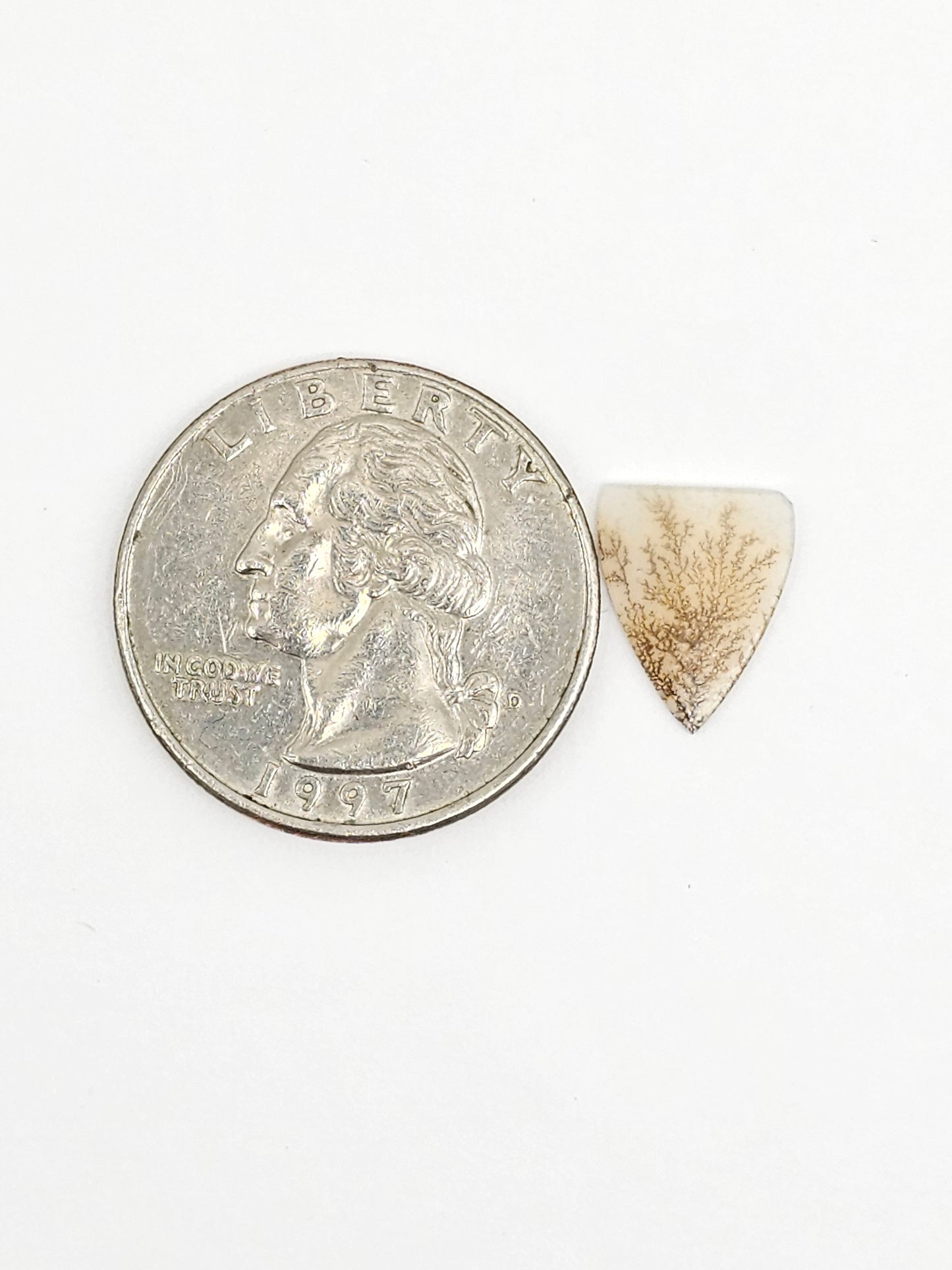 Scenic Dendritic Agate Cabochon – Natural Landscape Stone
