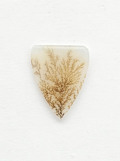 Scenic Dendritic Agate Cabochon – Natural Landscape Stone