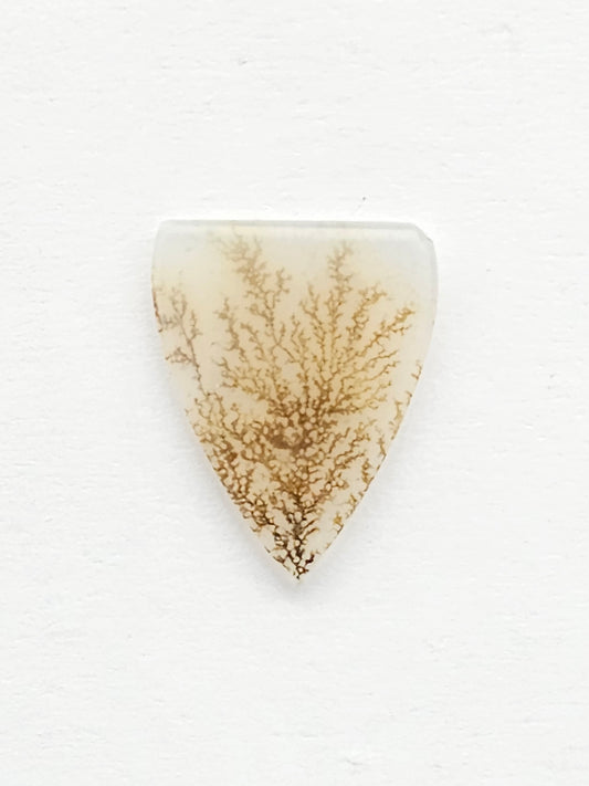 Scenic Dendritic Agate Cabochon – Natural Landscape Stone