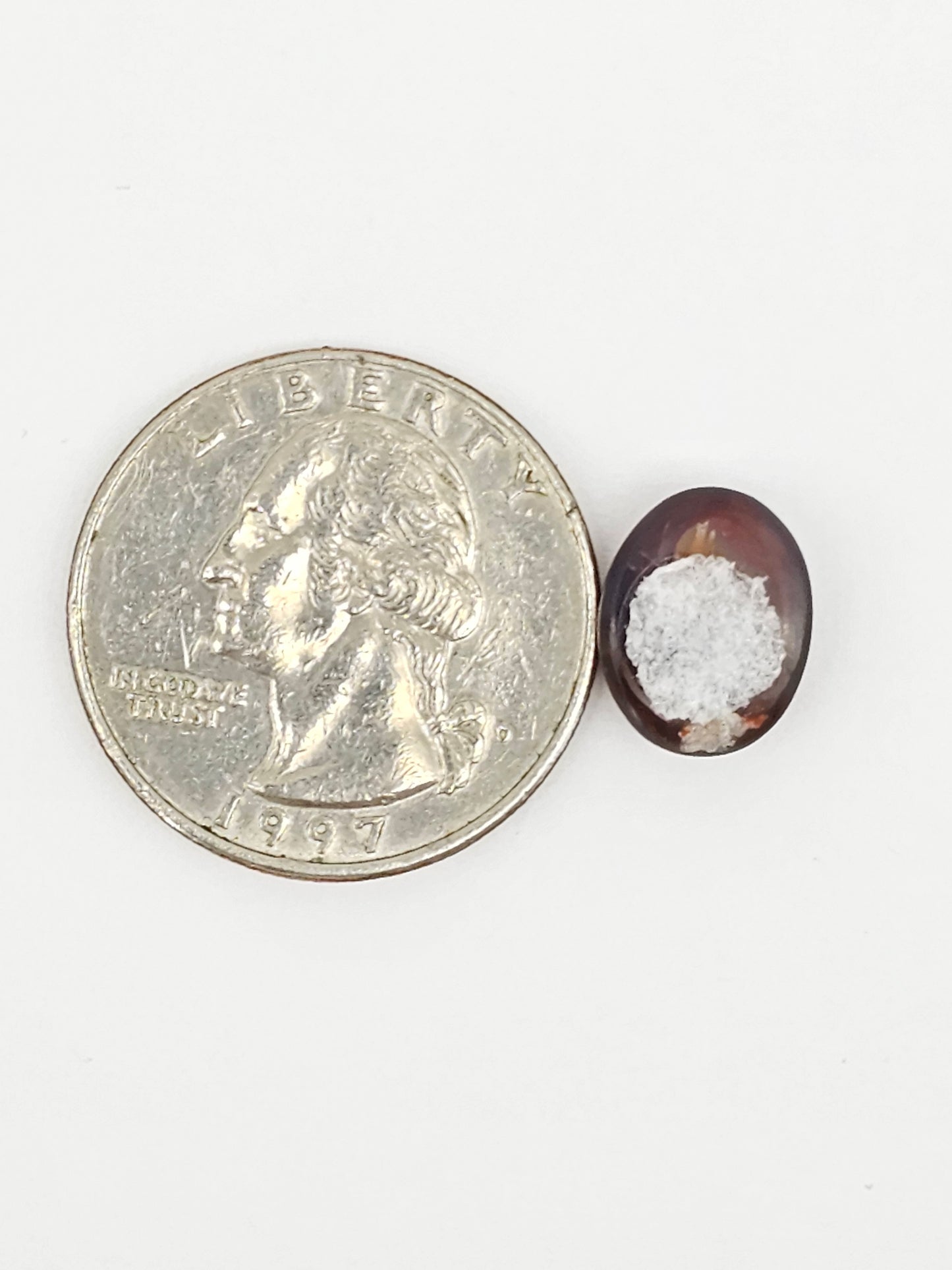 Mexican Fire Agate Cabochon – Natural Iridescent Gemstone