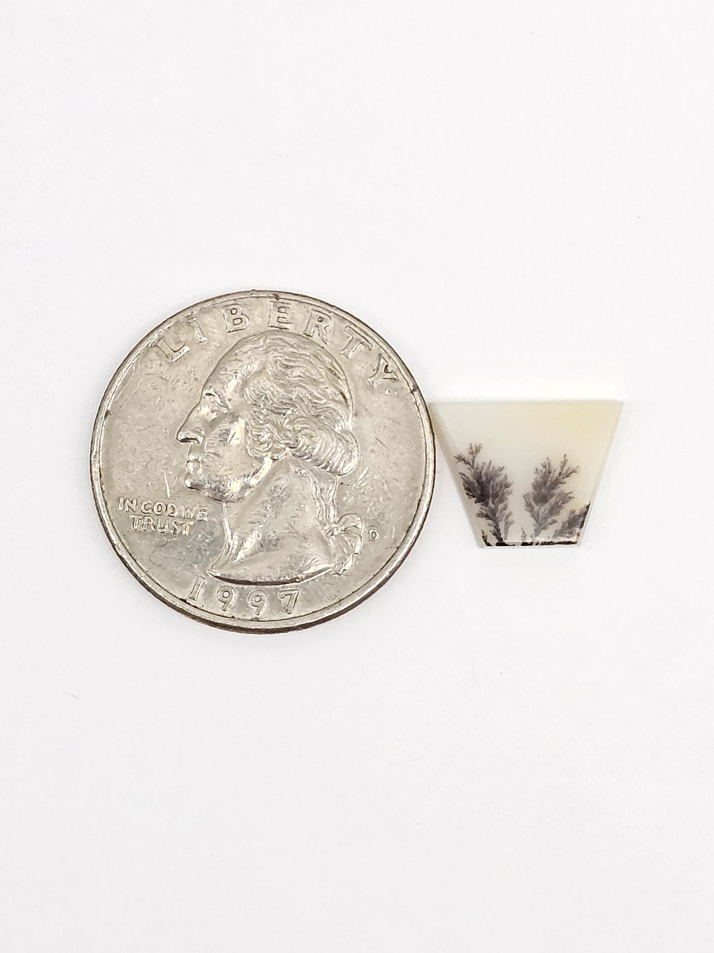 Scenic Dendritic Agate Cabochon – Natural Landscape Stone