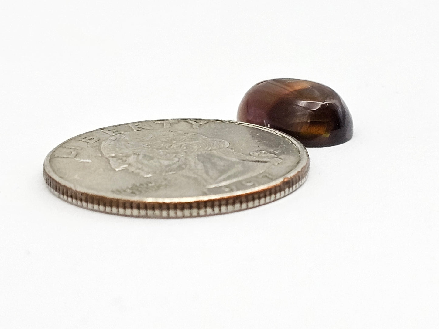 Mexican Fire Agate Cabochon – Natural Iridescent Gemstone