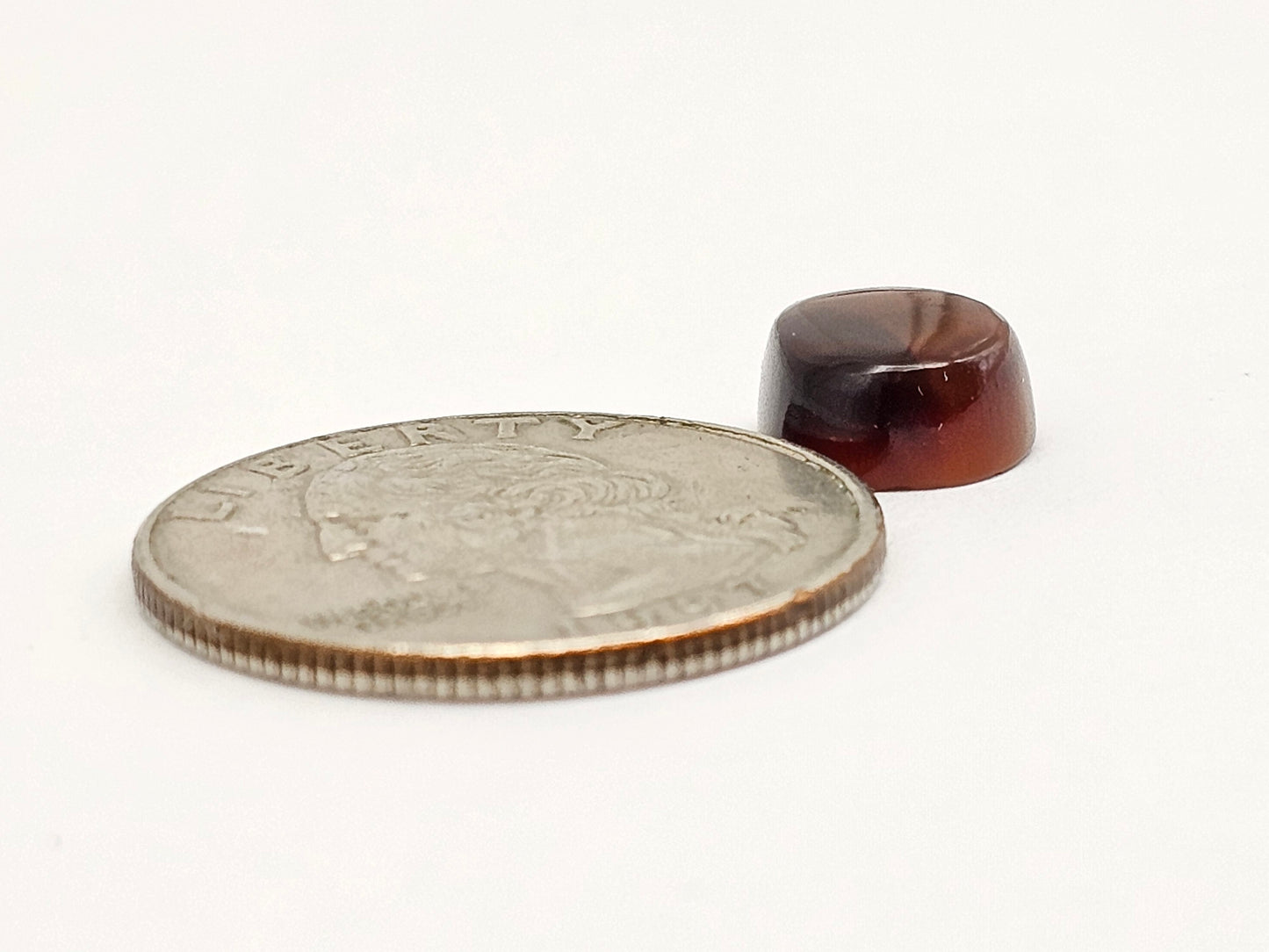 Mexican Fire Agate Cabochon – Natural Iridescent Gemstone