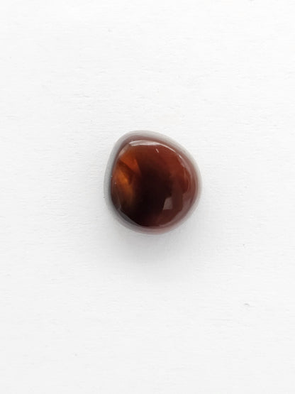 Mexican Fire Agate Cabochon – Natural Iridescent Gemstone