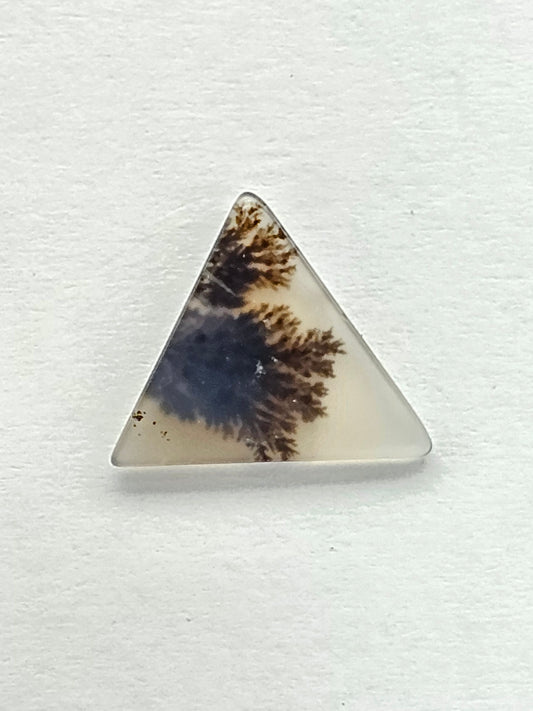 Scenic Dendritic Agate Cabochon – Natural Landscape Stone