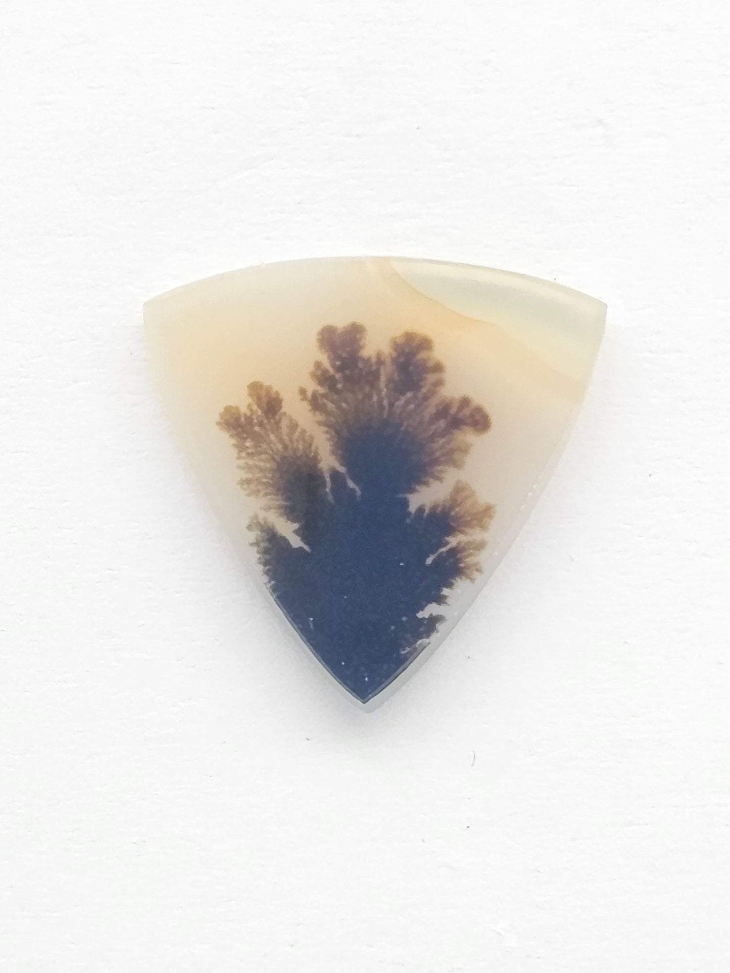 Scenic Dendritic Agate Cabochon – Natural Landscape Stone
