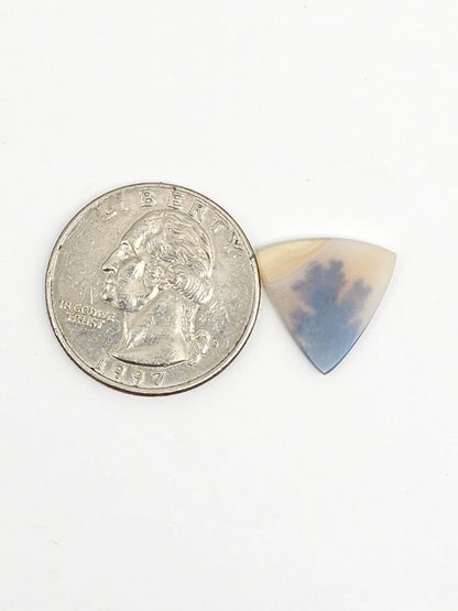 Scenic Dendritic Agate Cabochon – Natural Landscape Stone