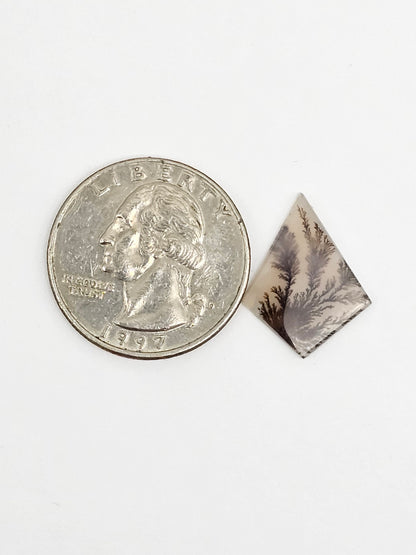 Scenic Dendritic Agate Cabochon – Natural Landscape Stone
