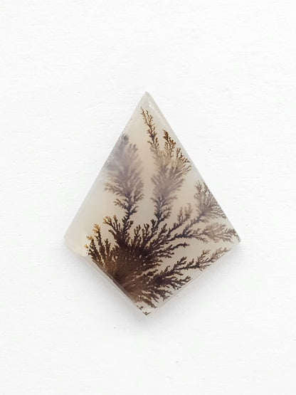 Scenic Dendritic Agate Cabochon – Natural Landscape Stone