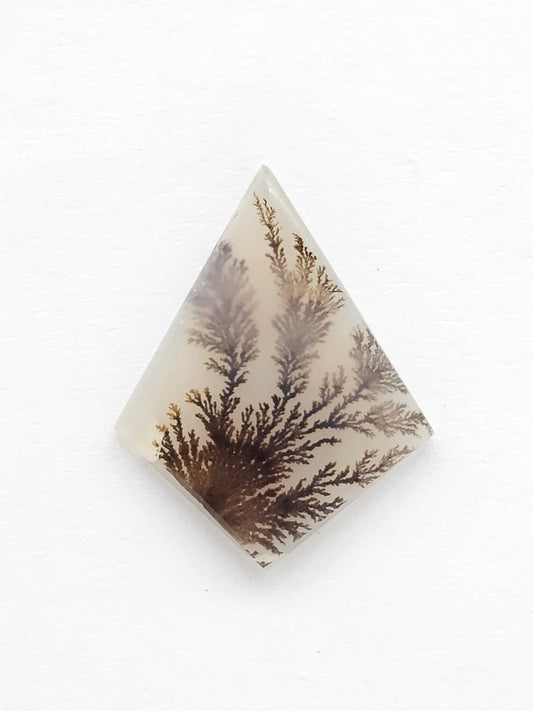 Scenic Dendritic Agate Cabochon – Natural Landscape Stone