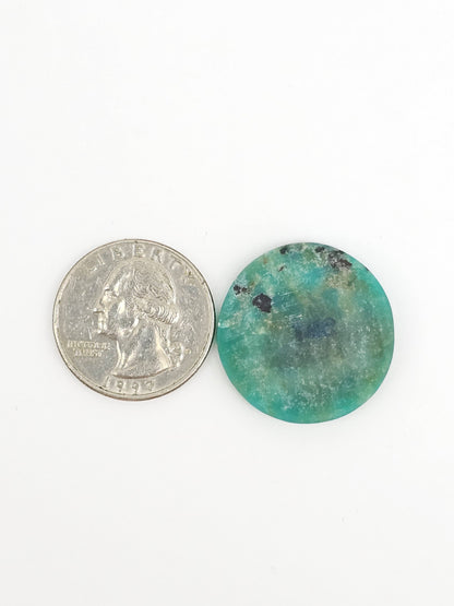 Mexican Chrysocolla Oval Cabochon – Blue Green Natural Stone