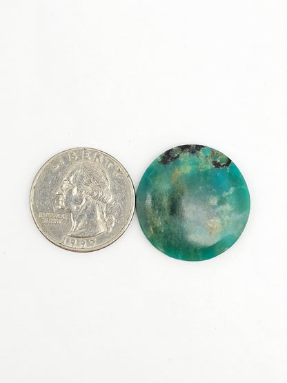 Mexican Chrysocolla Oval Cabochon – Blue Green Natural Stone