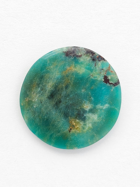 Mexican Chrysocolla Oval Cabochon – Blue Green Natural Stone