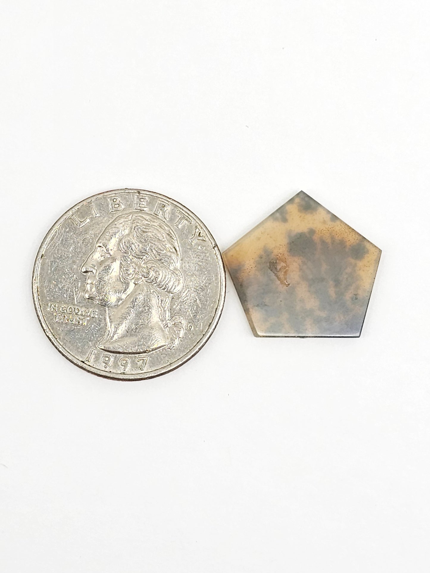 Scenic Dendritic Agate Cabochon – Natural Landscape Stone