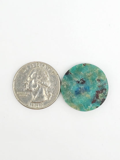 Mexican Chrysocolla Oval Cabochon – Blue Green Natural Stone