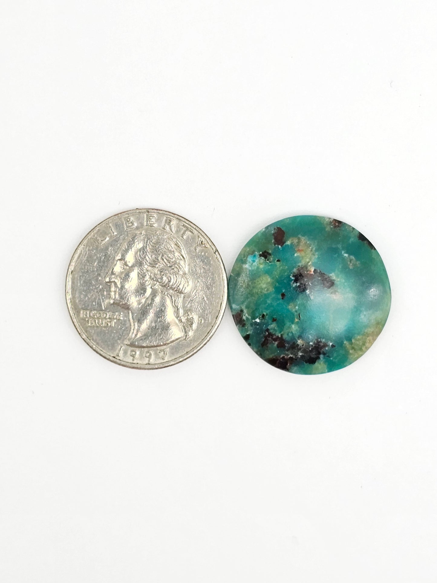 Mexican Chrysocolla Oval Cabochon – Blue Green Natural Stone